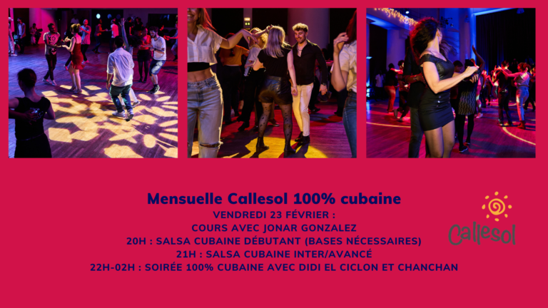 Mensuelle 100% cubaine le 23 février