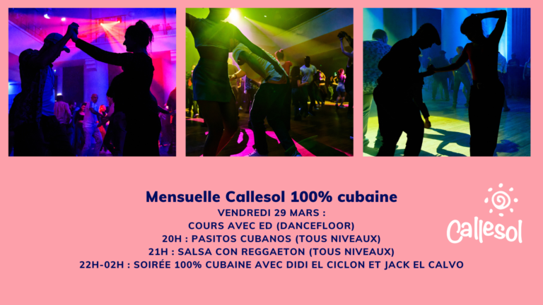 Mensuelle 100% cubaine le 29 mars