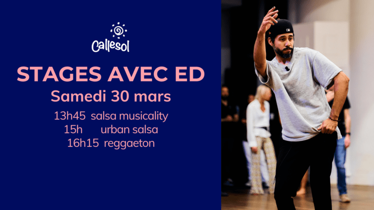 Stages avec Ed le 30 mars