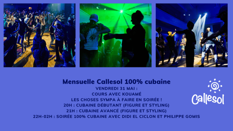 Mensuelle 100% cubaine le 31 mai