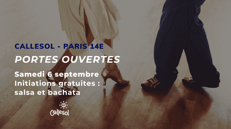 Portes ouvertes samedi 6 septembre. Initiations gratuites salsa et bachata