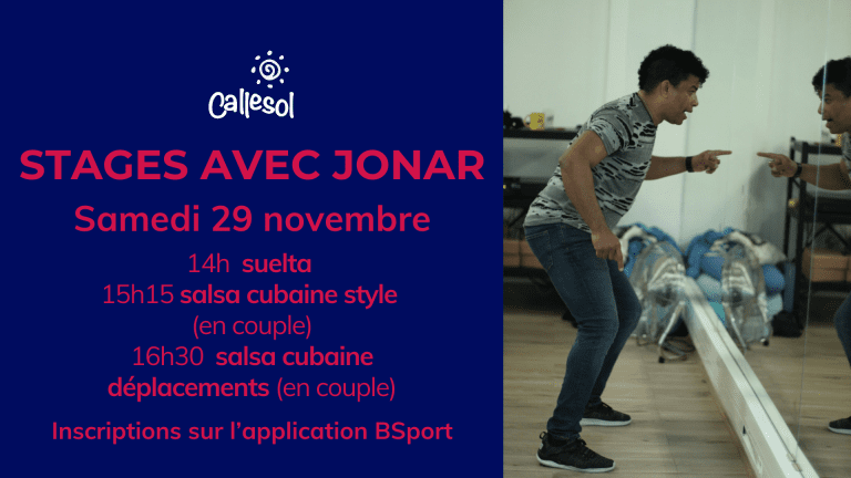 Stages de salsa cubaine avec Jonar Gonzalez