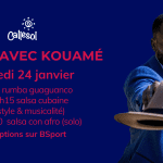 Stages avec Kouamé : rumba guaguanco, salsa style & musicalité, salsa con afro