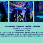 Mensuelle Callesol 100% cubaine avec Ayoub, Didi et Patricia